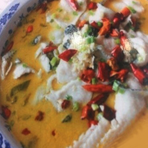 A003. Boiled Fish with Pickled Cabbage and Chili (For 3 People)