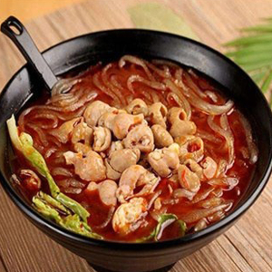 C002. Hot and Sour Rice Noodles with Intestine
