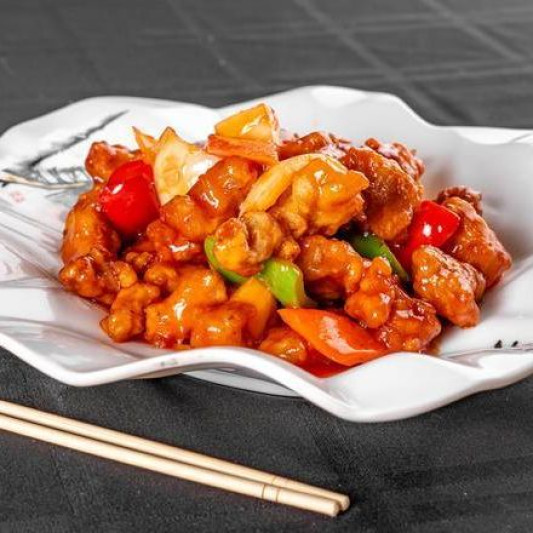95. Pineapple Sweet & Sour Pork 咕嚕肉