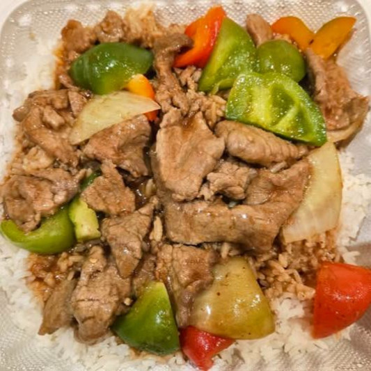 52. Satay Beef Rice 沙爹牛肉飯