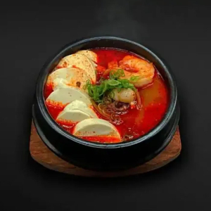Seafood Soft Tofu Soup / 해물 순두부찌개