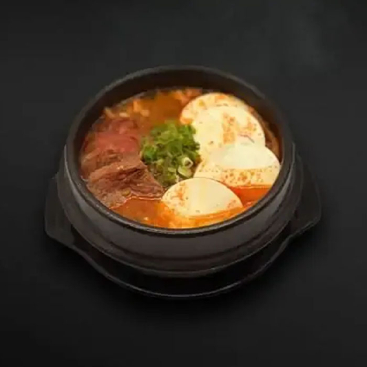 Beef Soft Tofu Soup / 소고기 순두부찌개