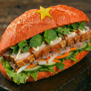 Crispy BBQ Pork B&aacute;nh M&igrave;