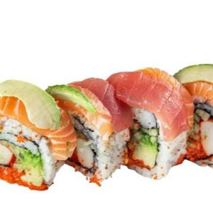 California Rainbow Roll (8 pcs)
