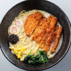 Chicken Katsu Ramen (with Miso Soup Base)