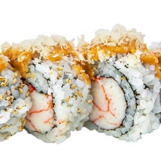 Spicy Scallop & Crab Meat Roll (6 pcs)