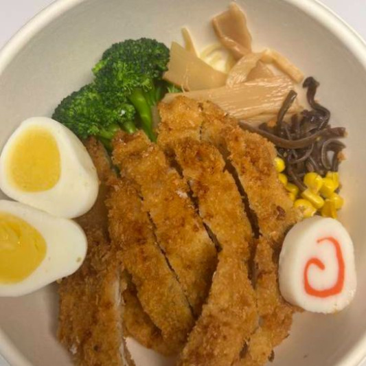 Chicken Katsu Ramen (with Tonkatsu Soup Base)
