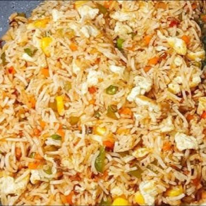 Schezwan Egg Fried Rice