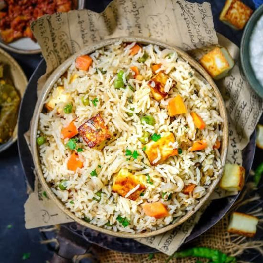 Raju Gari Paneer Pulao