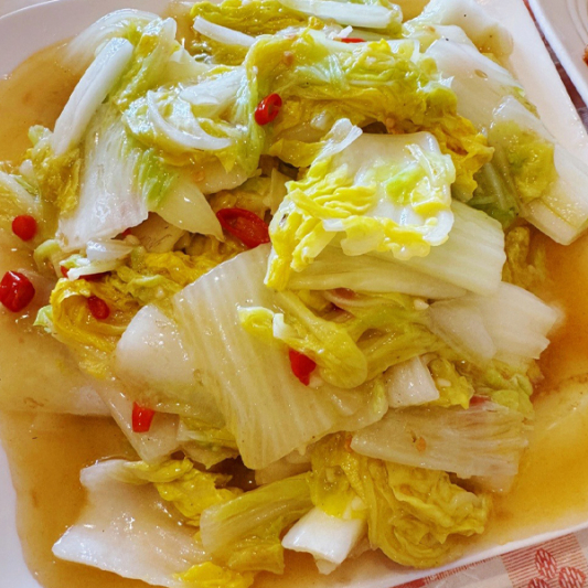 43A. Chinese Cabbage with Chili 米椒娃娃菜