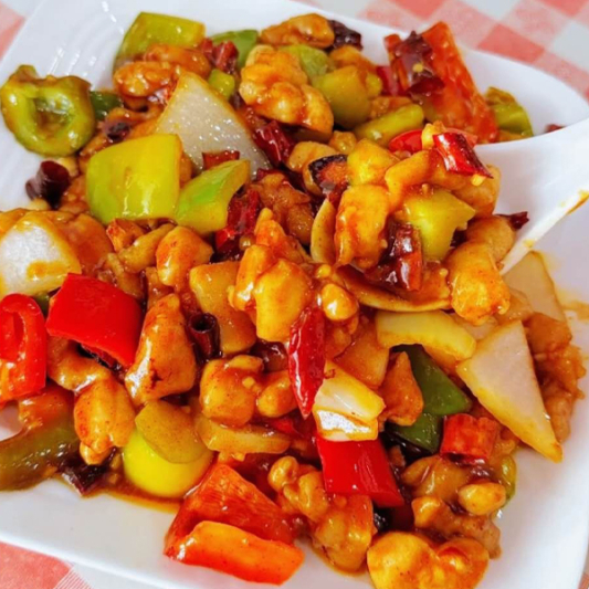 5A. Kung-Pao Chicken with Veggies 宫保鸡丁