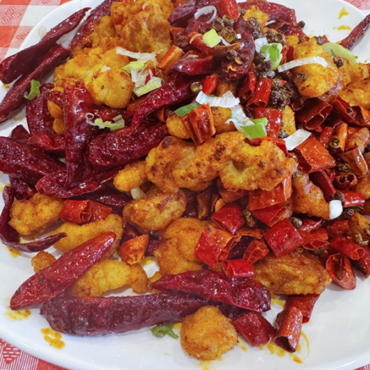 6A. Deep-Fried Szechwan Chili Chicken 飘香辣子鸡
