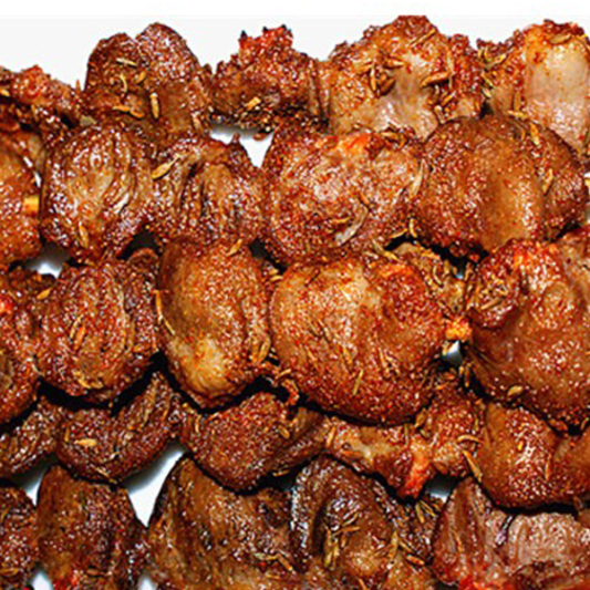 67A. Chicken Heart Kebab (4 pcs) 炭烤-鸡心串