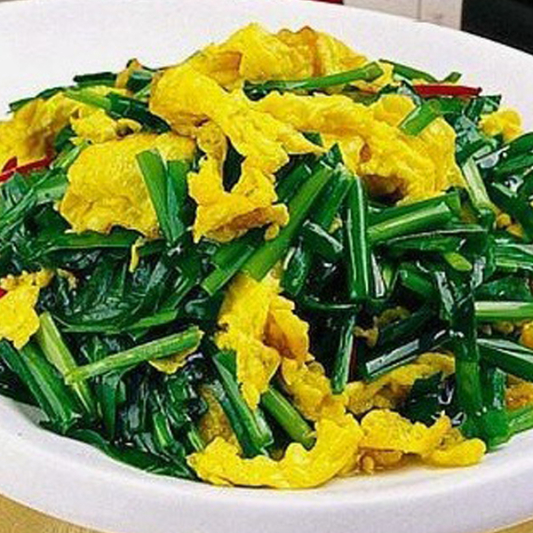 44A. Scrambled Eggs with Chives 韭菜炒鸡蛋