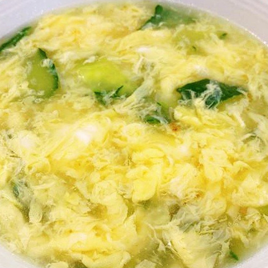 54A. Cucumber with Egg Drop Soup 青瓜蛋花汤