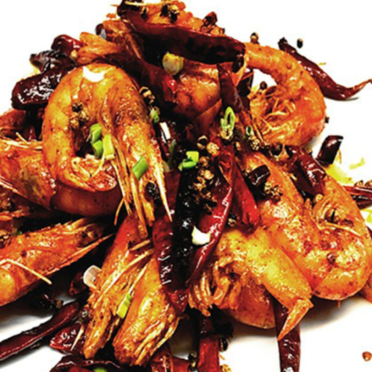 6C. Deep-Fried Szechwan Chili Shrimp 香辣虾