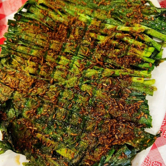 68A. Chives Kebab (4 pcs) 烤韭菜