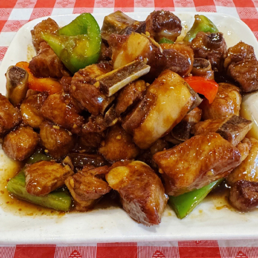 14A. Spareribs Braised in Brown Sauce 红烧排骨