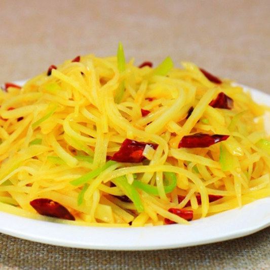 40A. Shredded Potato with Vinegar 酸辣土豆丝