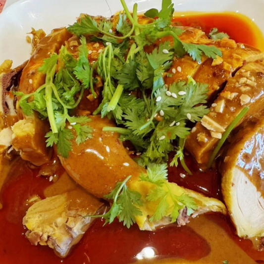 49A. Steamed Chicken with Chili Sauce 口水鸡
