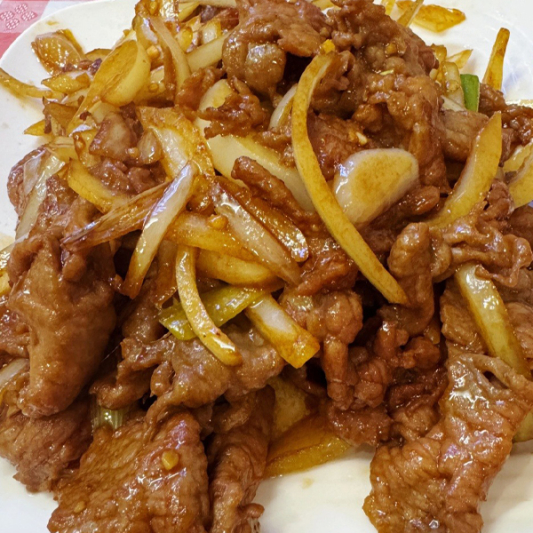 17A. Beef Slices with Scallion