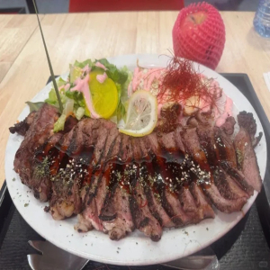 Grilled Steak Rice Set