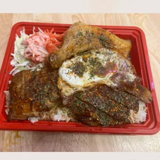 Black Pepper Pork Chop Set Meal