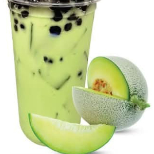 Honeydew Milk Tea 香甜蜜瓜奶茶