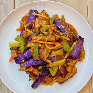 49. Yu-Xiang Eggplant (Minced Pork) 鱼香茄子