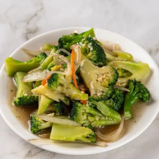 50. Broccoli with Garlic Sauce 蒜蓉西兰花