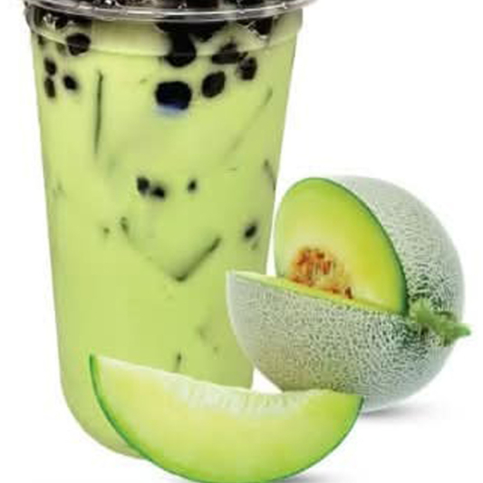 Honeydew Milk Tea 香甜蜜瓜奶茶