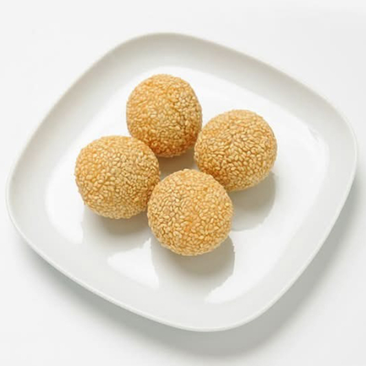 7. Deep-Fried Sesame Balls (4 pcs) 芝麻球