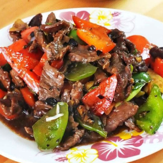 20. Sliced Beef with Pepper & Black Bean Sauce 豆豉牛肉