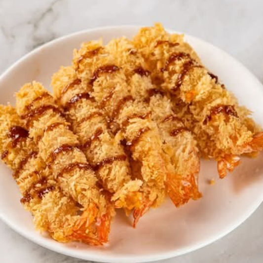 7. Breaded Shrimp (6 pcs) 炸虾