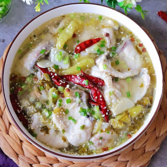 Fish Fillet in Pickled Vegetable Soup