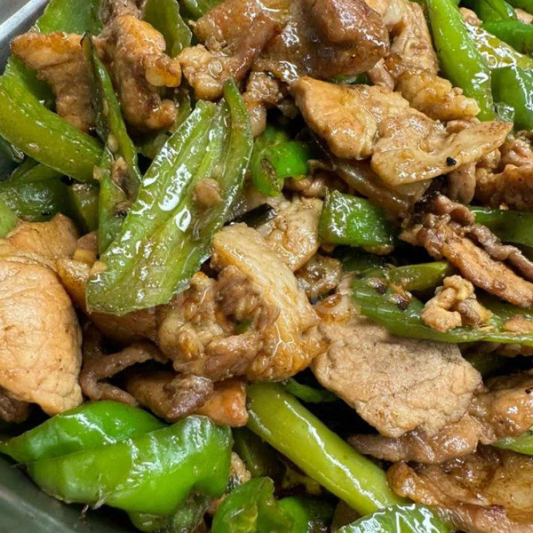 Stir-Fried Pork with Green Chili