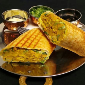 Grilled Chana Masala Wrap