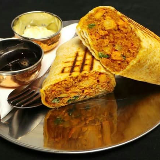 Grilled Butter Chicken Wrap