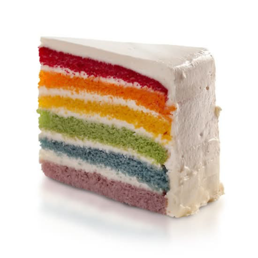 Rainbow Burst Cake