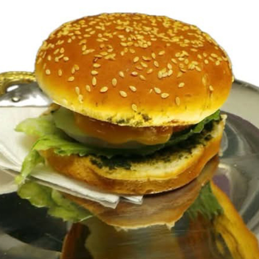 Aloo Tikki Cheese Burger