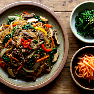 26. Stir-Fried Beef Glass Noodles - Sogogi Japche 소고기잡채
