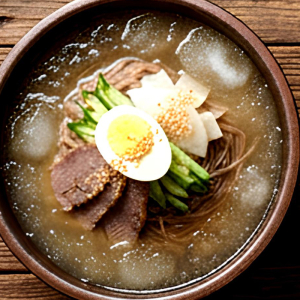19. Buckwheat Noodles in Cold Broth - Mul Naengmyun 물냉면