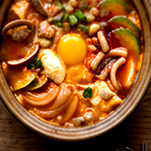 12. Soft Tofu Stew with Beef - Soondubu Jjigae Sogogi 순두부찌개