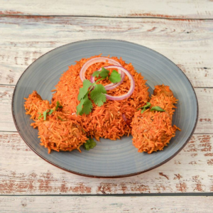 House Special Dum Biryani Served with Raita