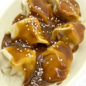 Peanut Butter Pork Dumplings