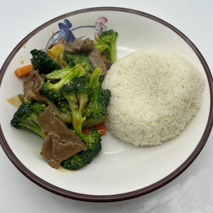 Beef & Broccoli with Rice 