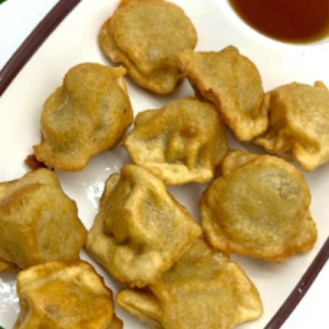 Deep-Fried Chicken Dumplings