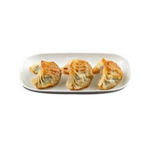 Pan-Fried Chives & Chicken Dumplings