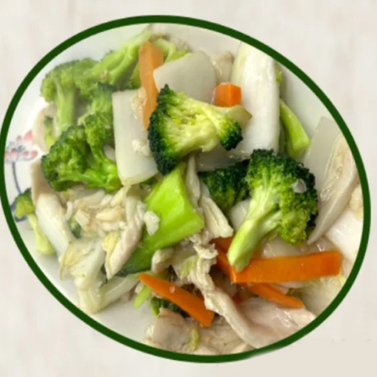 Sliced Chicken with Vegetables