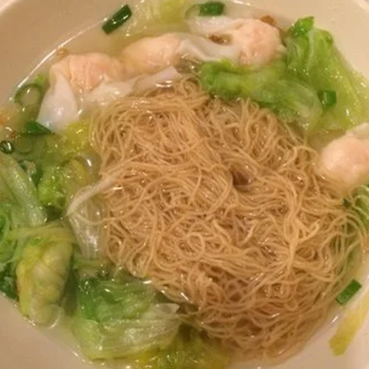 Shrimp Wonton Soup with Noodles